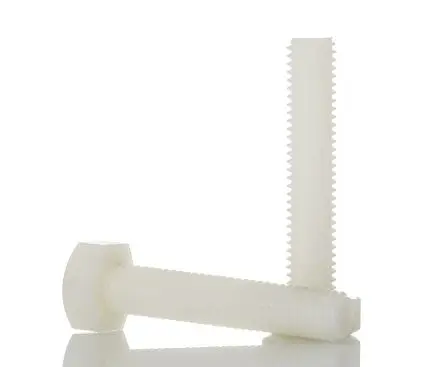 Produktfoto 1 von RS PRO M10 x 50 mm Sechskantschraube, Nylon glatt, RoHS