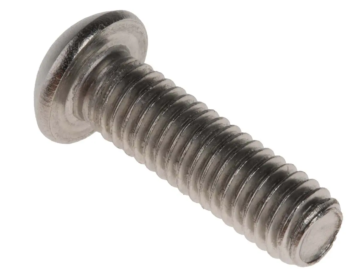 Produktfoto 1 von RS PRO Linsenkopf Innensechskantschraube, Edelstahl A4, M6 x 1mm, 20mm