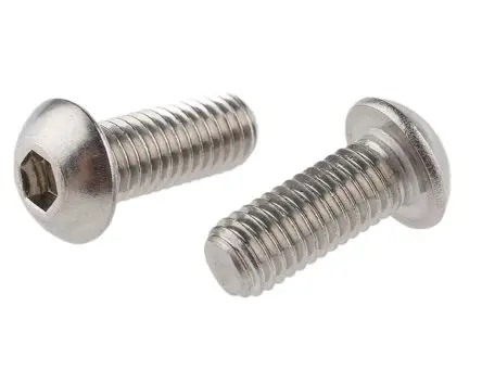 Produktfoto 1 von RS PRO Innensechskant Innensechskantschraube, Edelstahl Glanzzink, M8, M8 20 mm