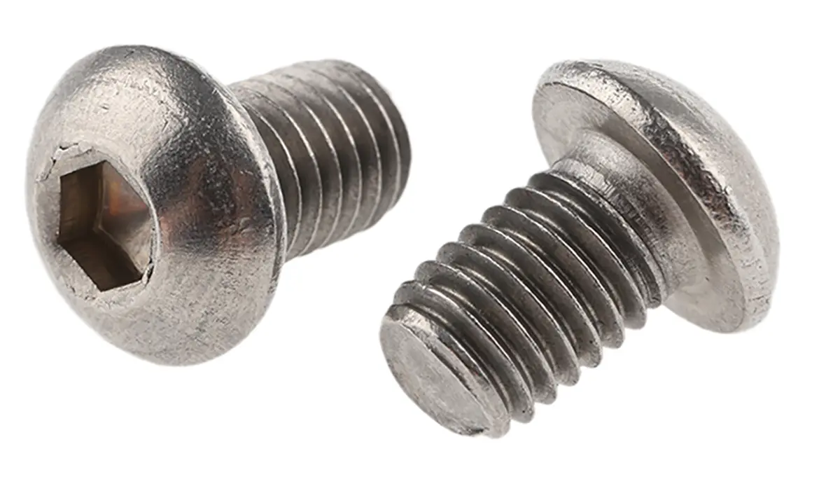 Produktfoto 1 von RS PRO Linsenkopf Innensechskantschraube, Edelstahl A4, M8 x 1.25mm, 12mm