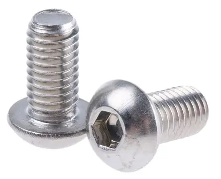 Produktfoto 1 von RS PRO Innensechskant Innensechskantschraube, Edelstahl Glanzzink, M8, M8 16 mm