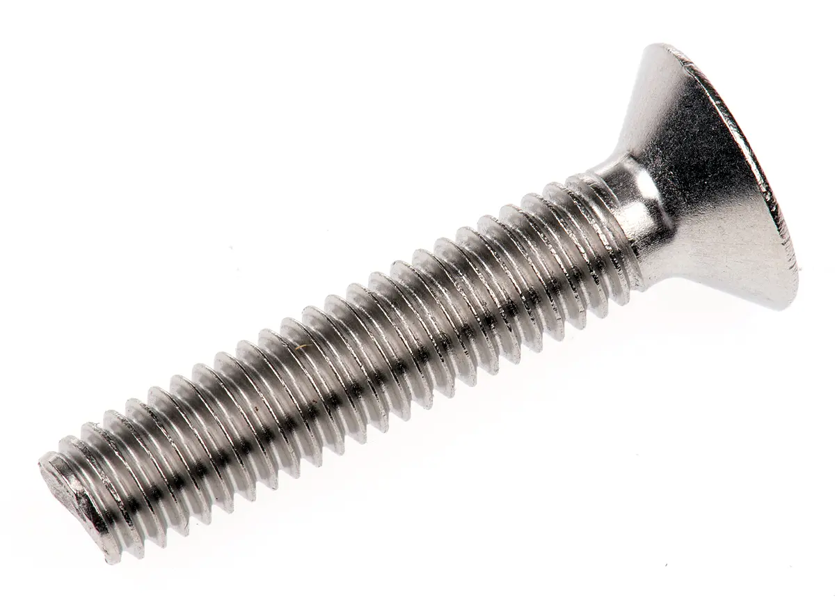 Produktfoto 1 von RS PRO Senkkopf Innensechskantschraube, Edelstahl A4, M6 x 1mm, 30mm