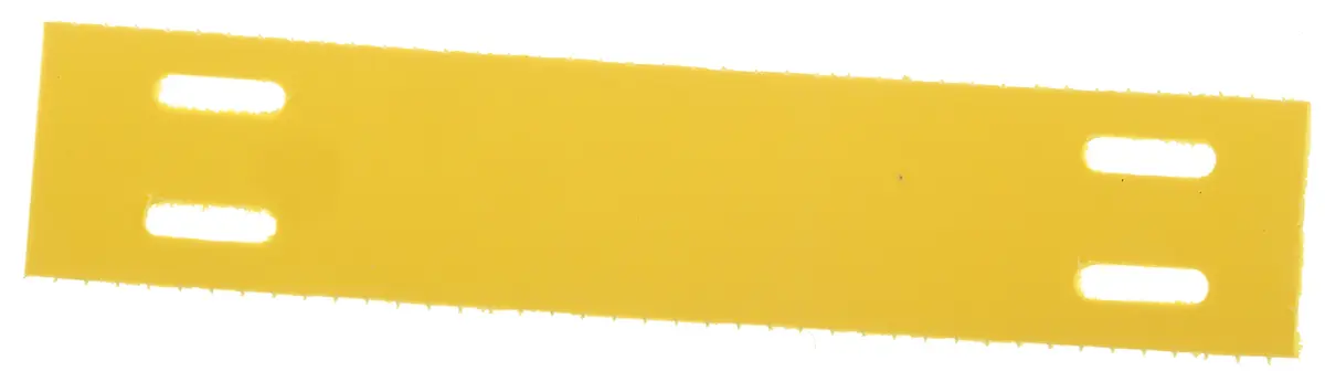 Produktfoto 1 von TE Connectivity Kabeletiketten B. 6.4 mm für TE-Drucker 250 Per Pack auf Gelb 50.8 mm Gelb Polyolefin