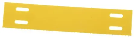 Produktfoto 1 von TE Connectivity Kabeletiketten B. 6.4 mm für TE-Drucker 250 pro Paket auf Gelb 50.8 mm Gelb Polyolefin
