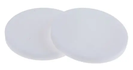 Produktfoto 1 von Goodfellow Keramikscheibe aus Glaskeramik, 2 mm x 25mm Weiß 1.53 MPa
