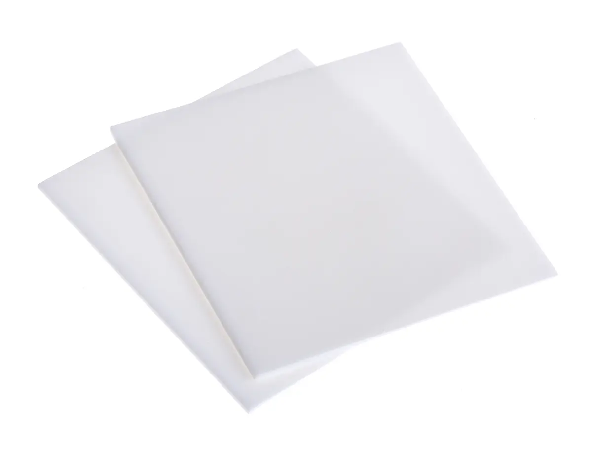 Produktfoto 1 von Goodfellow Keramikplatte aus Glaskeramik, 1 mm x 50 mm x 50 mm Weiß 1.53 MPa