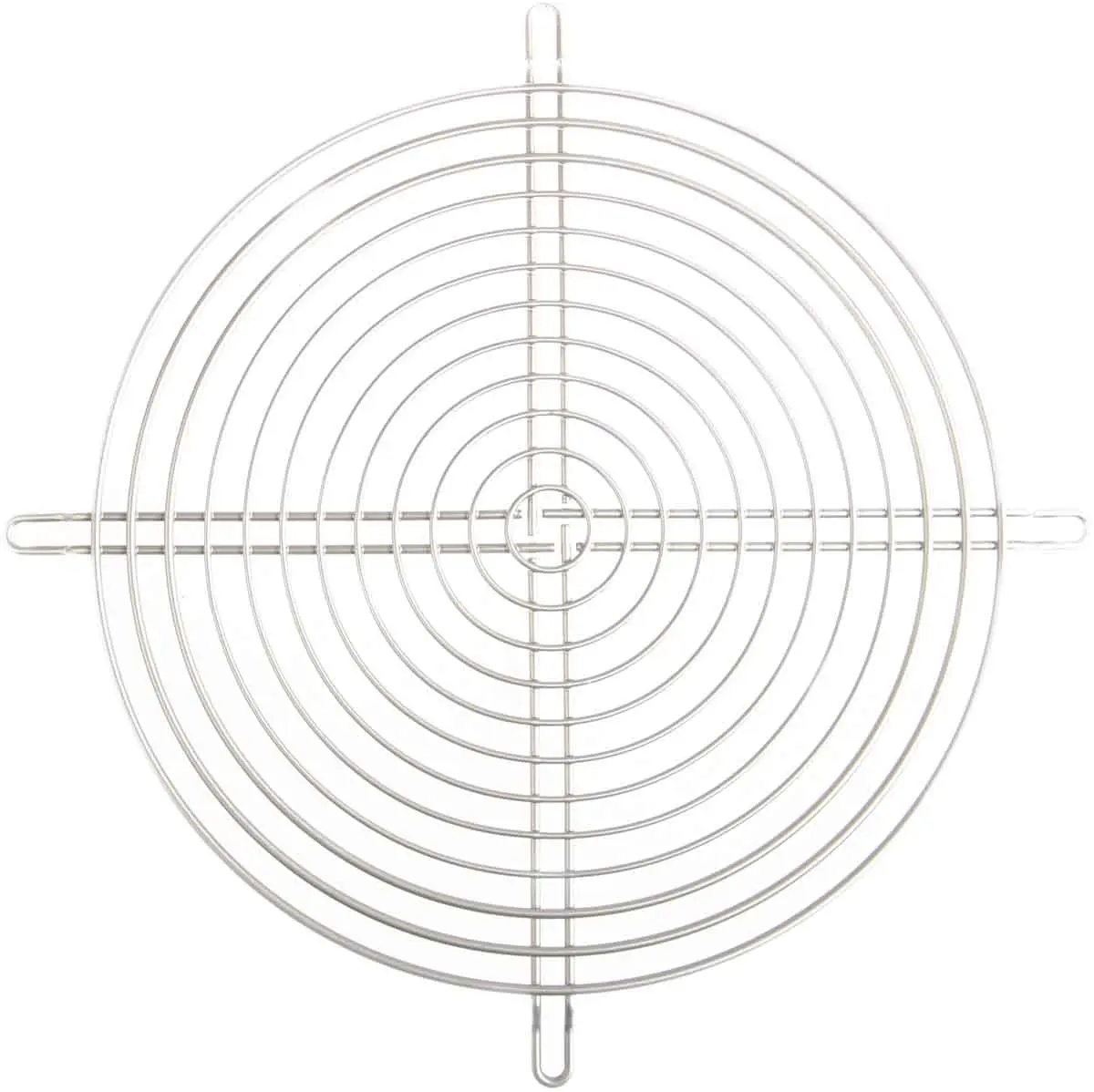 Produktfoto 1 von ebm-papst Fingerschutz, Gr. 200 mm, Kunststoffbeschichteter Stahl, Schraublochabstand 240 mm 240 mm, Silber 240 mm 6.4
