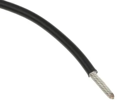 Produktfoto 1 von TE Connectivity 100 g Umweltbeständige Leitungen 100 m Schwarz 19 Litzen Polymer