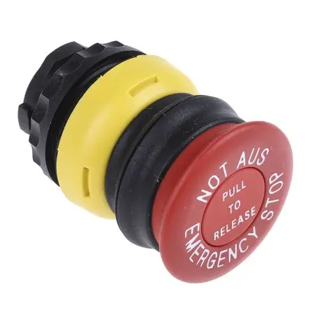 Produktfoto 1 von Bartec ComEx Not-Aus-Drucktaster, Ø 30 mm, Rot, Grün, Blau, Gelb, Weiß IP67, IP66, Tastend