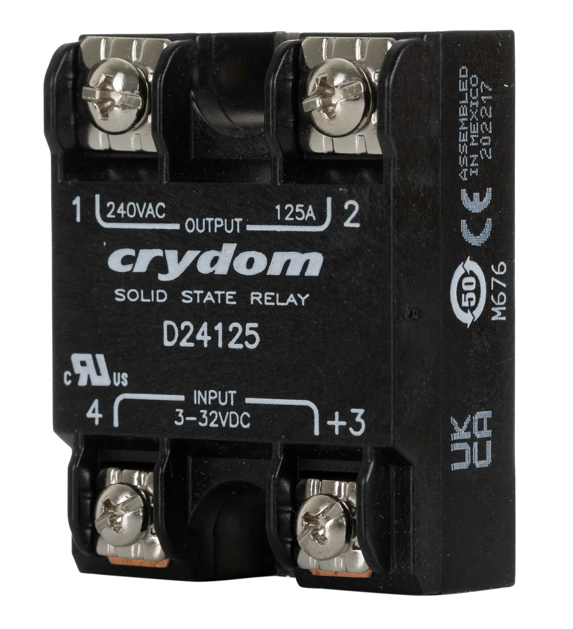 Produktfoto 1 von Sensata Crydom SERIES 1 SMD Halbleiterrelais mit Nulldurchgang 280 Vrms / 125 A Effektivwert