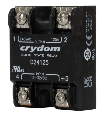 Produktfoto 1 von Sensata / Crydom 1 Panel Halbleiterausgang 280 V eff. 32V / 125 A