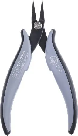 Produktfoto 1 von RS PRO Flachzange / Backen 20mm Flache Spitze 140 mm ESD-Sicherheit