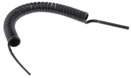 Produktfoto 1 von SMC 1.5 m TCU Polyurethan Spiralschlauch Schwarz, Innen-Ø 2.5 mm 60 °C