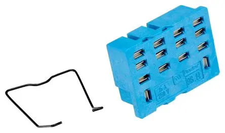 Produktfoto 1 von Finder Relaissockel 96, 8 -Kontakt, DIN-Hutschiene, 250V ac