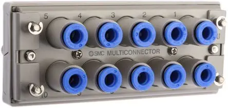 SMC KDM Pneumatischer Anschluss POM, Nitrilkautschuk (NBR), C3604BD Chemisch vernickelt, Edelstahl 304,