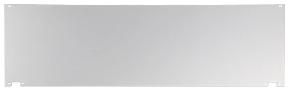 Produktfoto 1 von RS PRO Aluminium Scharnierplatte 3 U x 84 HP, Grau