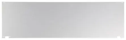 Produktfoto 1 von RS PRO Aluminium Scharnierplatte 3 U x 84 TE, Grau