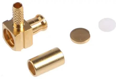 Produktfoto 1 von Radiall MCX Stecker Koaxialsteckverbinder MCX-Steckverbinder, Kabel, für RG188, RG-316-Kabel, 50 Ω Crimpbefestigung,