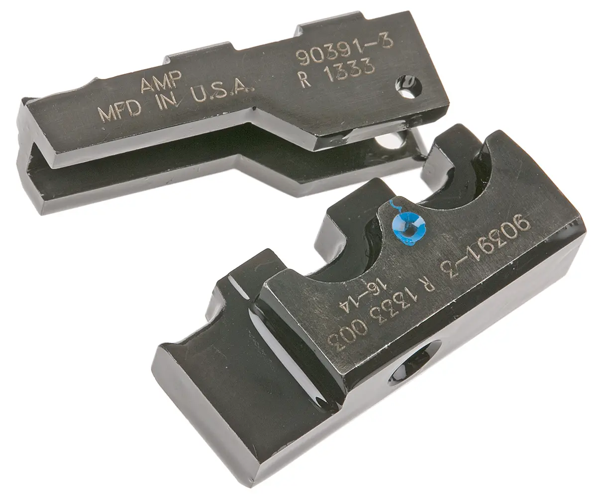 Produktfoto 1 von TE Connectivity Tetra-Crimp Crimp-Matrizensatz Schwarz, Crimpmatrize