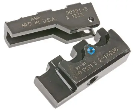 Produktfoto 1 von TE Connectivity Tetra-Crimp Crimp-Matrizensatz Schwarz, Crimpmatrize