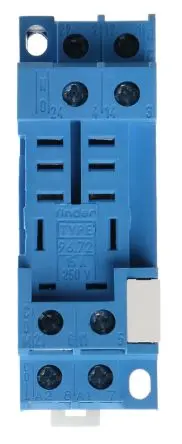 Produktfoto 1 von Finder Relaissockel 96, 8 -Kontakt, DIN-Hutschiene, 250V ac
