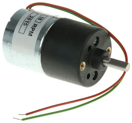 Produktfoto 1 von McLennan Servo Supplies 1271 M. Getriebe DC-Getriebemotor bis 8 Ncm 90:1, 12V, 18U/min, Wellen-Ø 4 mm, 27mm x 41 mm x 11