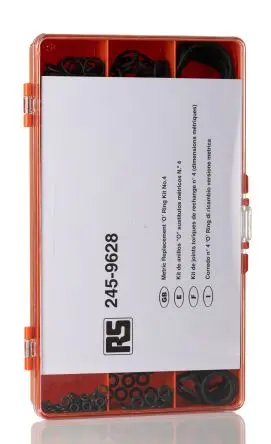 Produktfoto 1 von RS PRO Viton O-Ring-Satz, Dichtungsring ,Gummidichtung