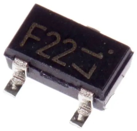 Produktfoto 1 von ROHM Oberfläche Digitaler Transistor NPN 500 mA SMD 3-Pin