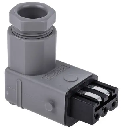 Produktfoto 1 von Hirschmann ST Leistungssteckverbinder Grau, 400V / 16A, Kabel IP54