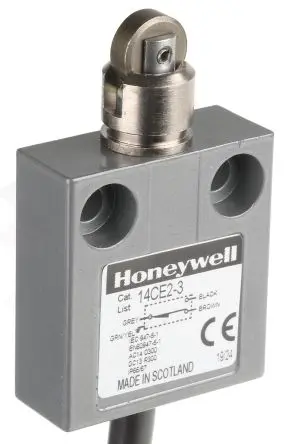 Produktfoto 1 von Honeywell 14CE Endschalter, Rollenstößel 1 Schließer/1 Öffner, IP66, IP68, IP67, IP65, Zinkdruckguss 250V ac 5A