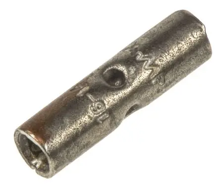 Produktfoto 1 von TE Connectivity STRATO-THERM Spleißverbinder, Scharnier Unisoliert, Ø 4.19 mm, Ges.L 14.4mm, 16 AWG max.