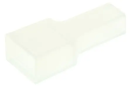 Produktfoto 1 von TE Connectivity Crimpkontaktgehäuse, Stecker, Polyethylen, Natur, 1-polig