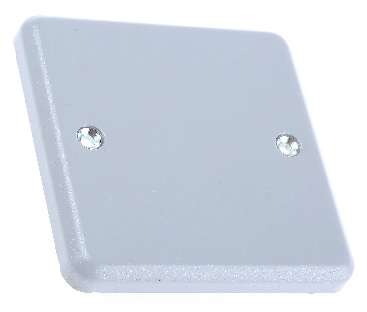 Produktfoto 1 von MK Electric Metal Clad Blindplatte Silber Metall 1 Ausbrüche