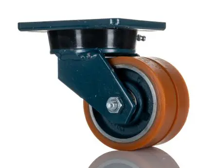 Produktfoto 1 von LAG Drehbar Rolle, Rad ø 100 mm, 600 kg, Ges H. 140 mm, Rad B. 30 mm
