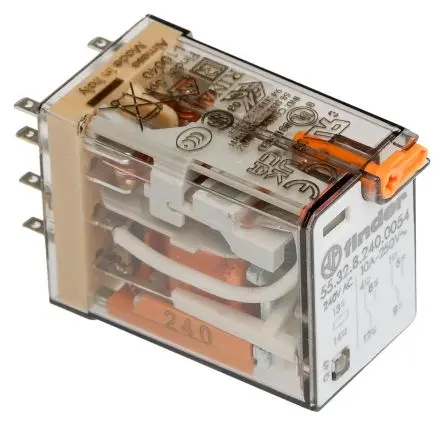 Produktfoto 1 von Finder 55 Relais 240V ac Spule DPST 10A 350 Ω 0.5 W