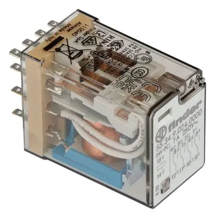 Produktfoto 1 von Finder 55 Relais 24V dc Spule 4 CO 7A