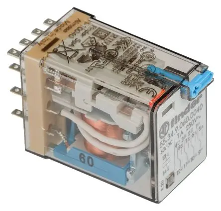 Produktfoto 1 von Finder 55 Relais 60V dc Spule 4 CO 7A