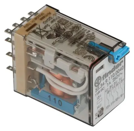 Produktfoto 1 von Finder 55 Relais 110V dc Spule 4 CO 7A