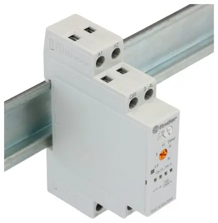 Produktfoto 1 von Finder 13 Monostabiles Relais 12V ac/dc, 24 V ac/dc Spule 1-poliger Umschalter DIN-Hutschiene 16A