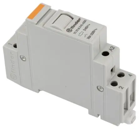 Produktfoto 1 von Finder 22 Monostabiles Relais 240V ac Spule 2 Schließer DIN-Hutschiene 20A 1.25 W