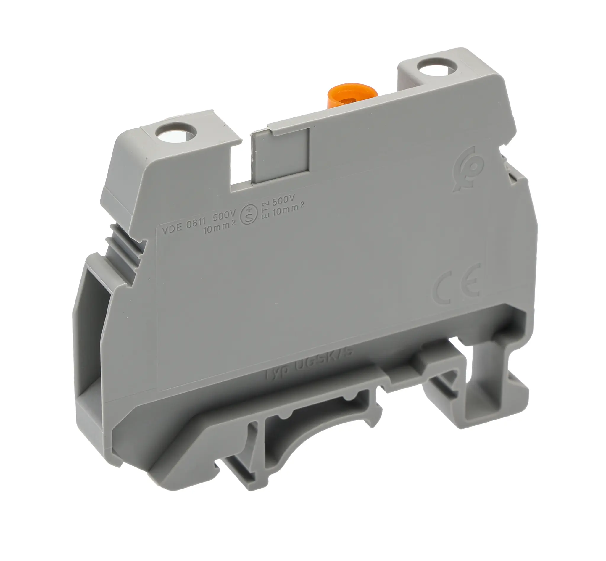 Produktfoto 1 von Phoenix Contact UGSK/S + GS Anschlussklemmenblock 1 Grau, 0.14 to 2.5 mm², 500 V Lot