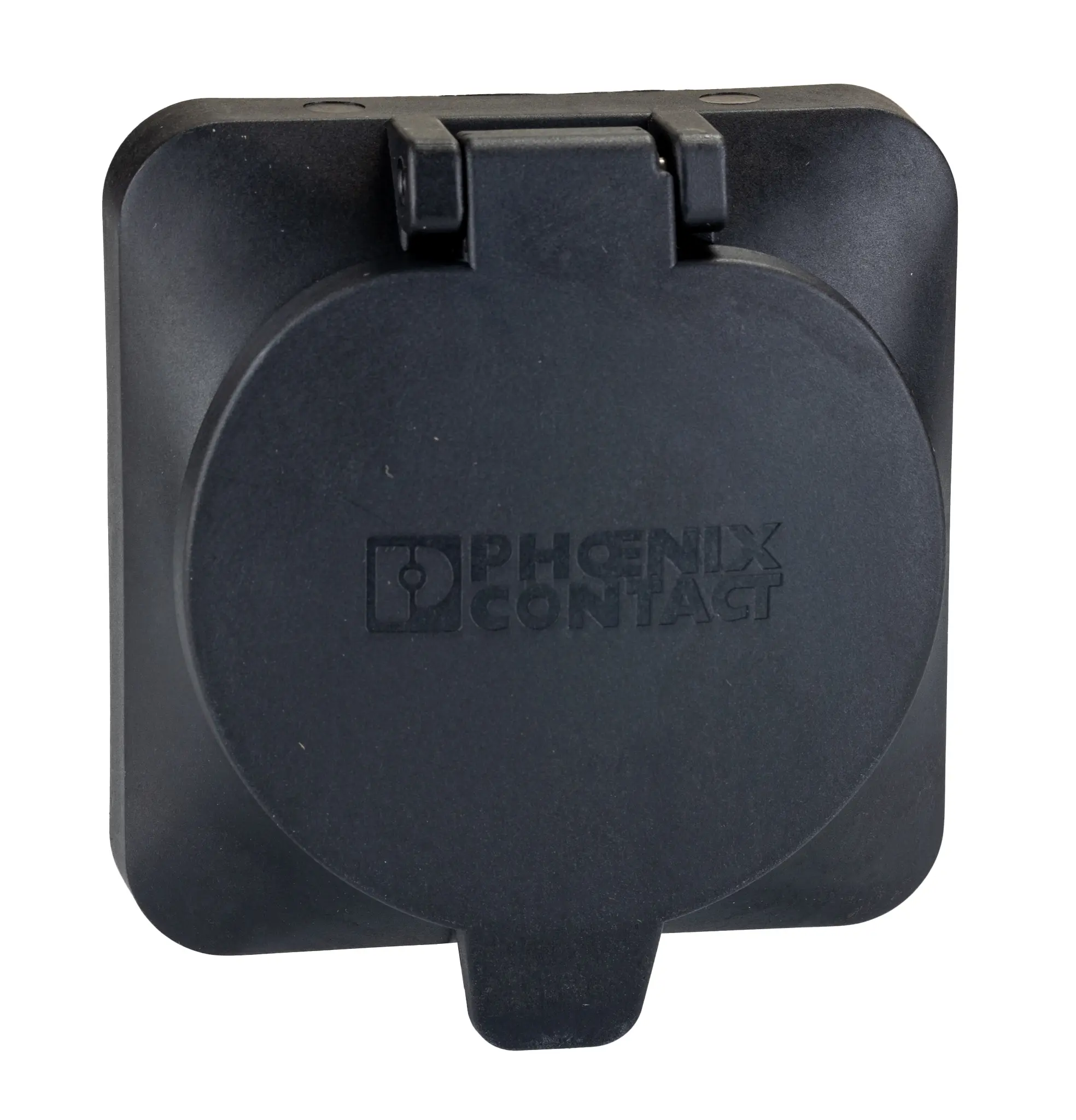 Produktfoto 1 von Phoenix Contact EV Schutzabdeckung für Infrastruktur-Ladesteckdosen, 240 V, 10 mm², 2 mm², 93.7 x 85 x 32.5 mm