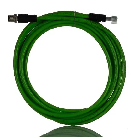 Produktfoto 1 von Phoenix Contact 0-93B/R4AC, NBC-M12MSD/5 Cat.5 Ethernet-Kabel, 5 m, Grün 4 Abgeschirmt Geschirmt, Aussen ø 6.5 mm