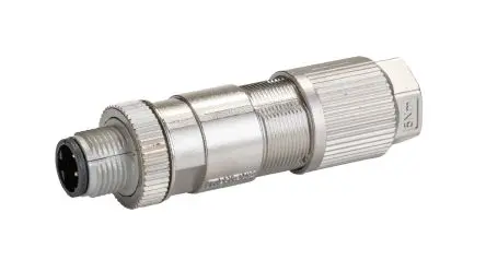 Produktfoto 1 von Phoenix Contact SACC-M12MSD-4QO SH PN M12 Rundsteckverbinder Stecker 4-polig Stecker 4A IP65, IP67