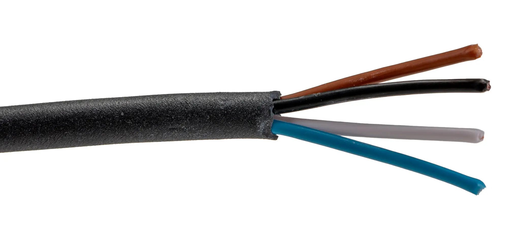 Produktfoto 1 von Phoenix Contact Mehrkern-Industriekabel, 4-adrig 0.34 mm² 22 AWG Schwarz, Grau, 100 m, Polypropylen