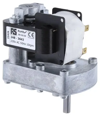 Produktfoto 1 von Mellor Electric UB T6 AC-Getriebemotor Stirnrad Rechtsdrehend, 24 W 10U/min 230V
