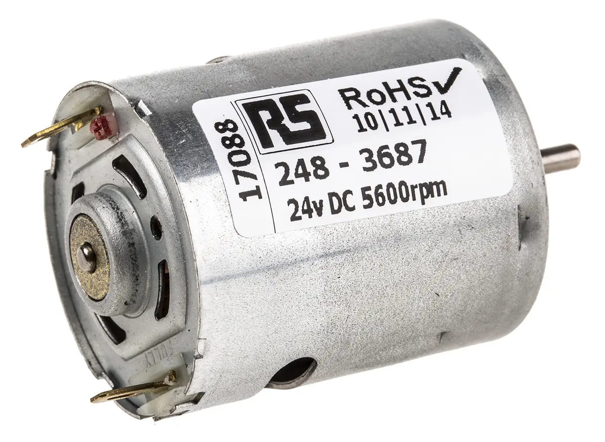 Produktfoto 1 von Mellor Electric R DC Bürstenmotor Gleichstrommotor bis 2.3 Ncm, 24 V dc, 5600 rpm, 27.7 mm