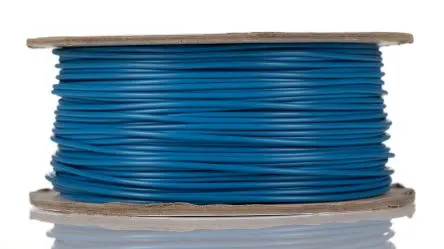 Produktfoto 1 von RS PRO Schaltdraht, 20 AWG 100 m Blau Ø 2.05 mm 1 Litzen Polyvinylchlorid