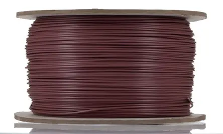 Produktfoto 1 von RS PRO Schaltdraht, 20 AWG 500 m Kupfer, Braun Ø 2.05 mm 1 Litzen Polyvinylchlorid