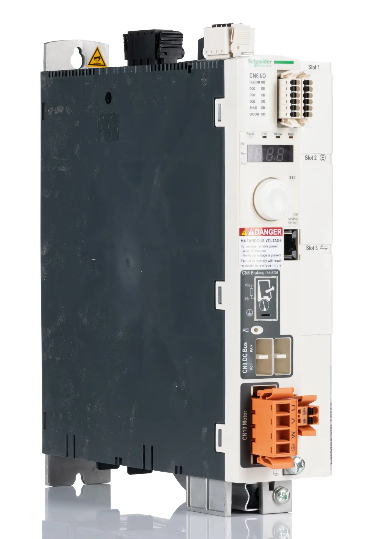 Produktfoto 1 von Schneider Electric Servoantrieb, 1-phasig, 208/480 V, Encoderfeedback-Steuerung / 6 A 1.8 kW